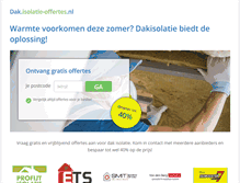 Tablet Screenshot of dak.isolatie-offertes.nl